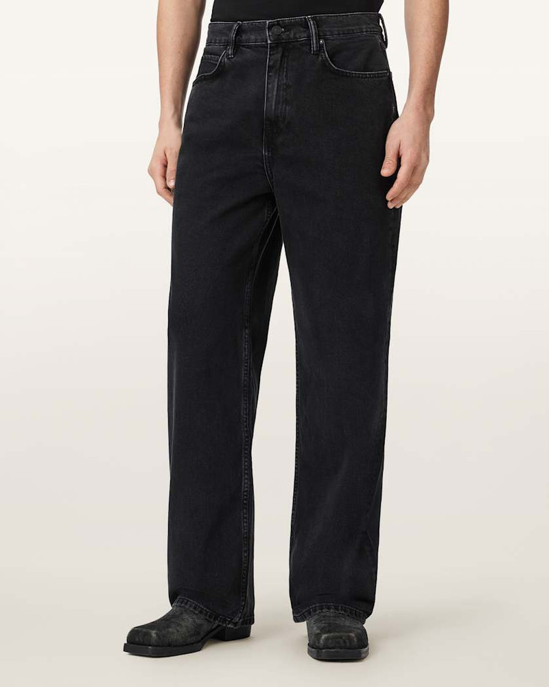 ALLSAINTS LENNY LOOSE FIT WIDE LEG DENIM JEANS outlook