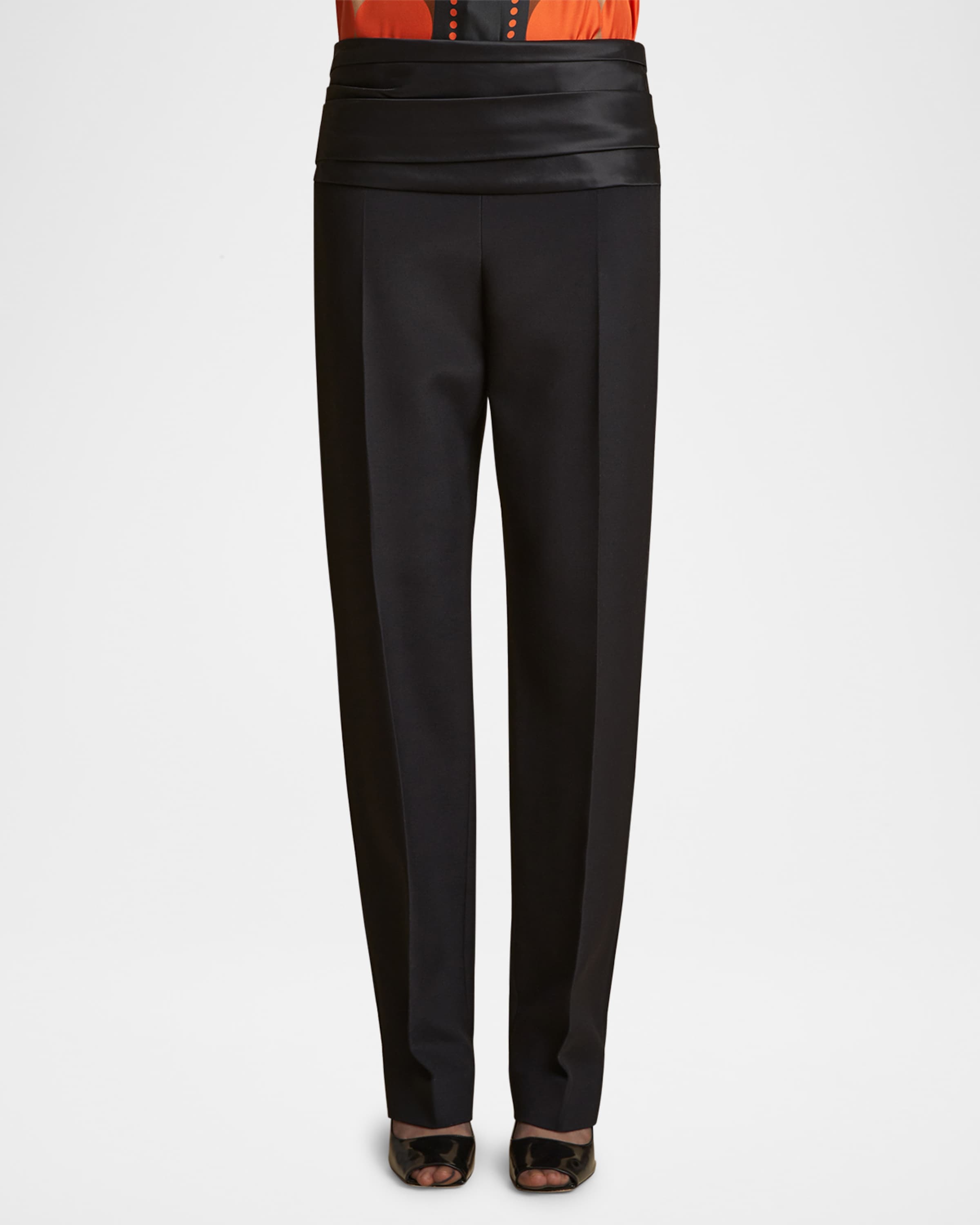 Camberly Bicolor Draped Pants - 2