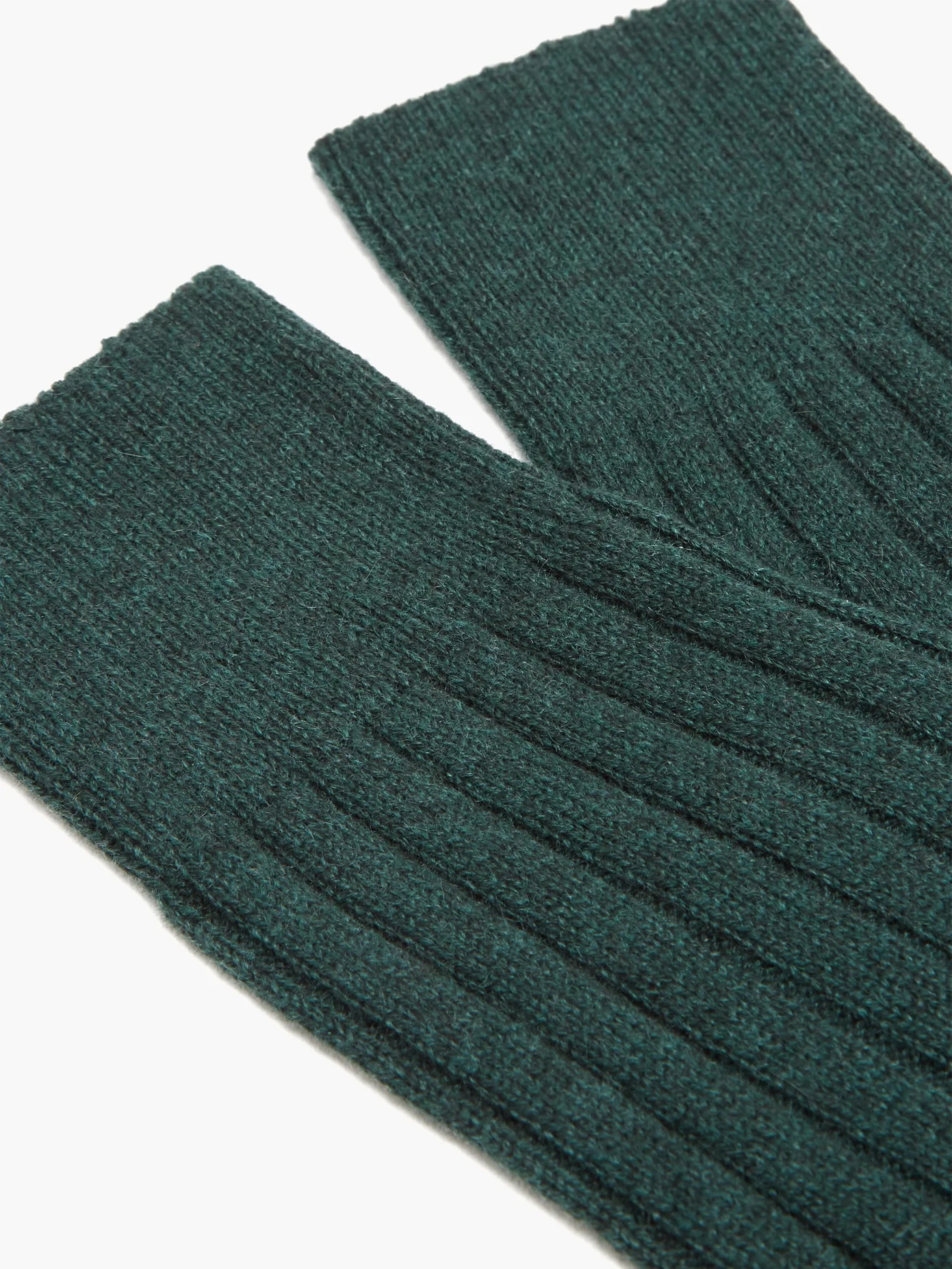 Rib-knitted cashmere-blend socks - 2