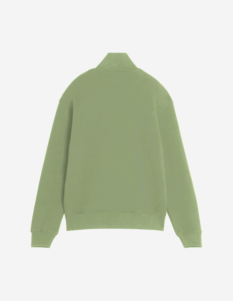 VARSITY HALF ZIP COMFORT SWEATER 5
