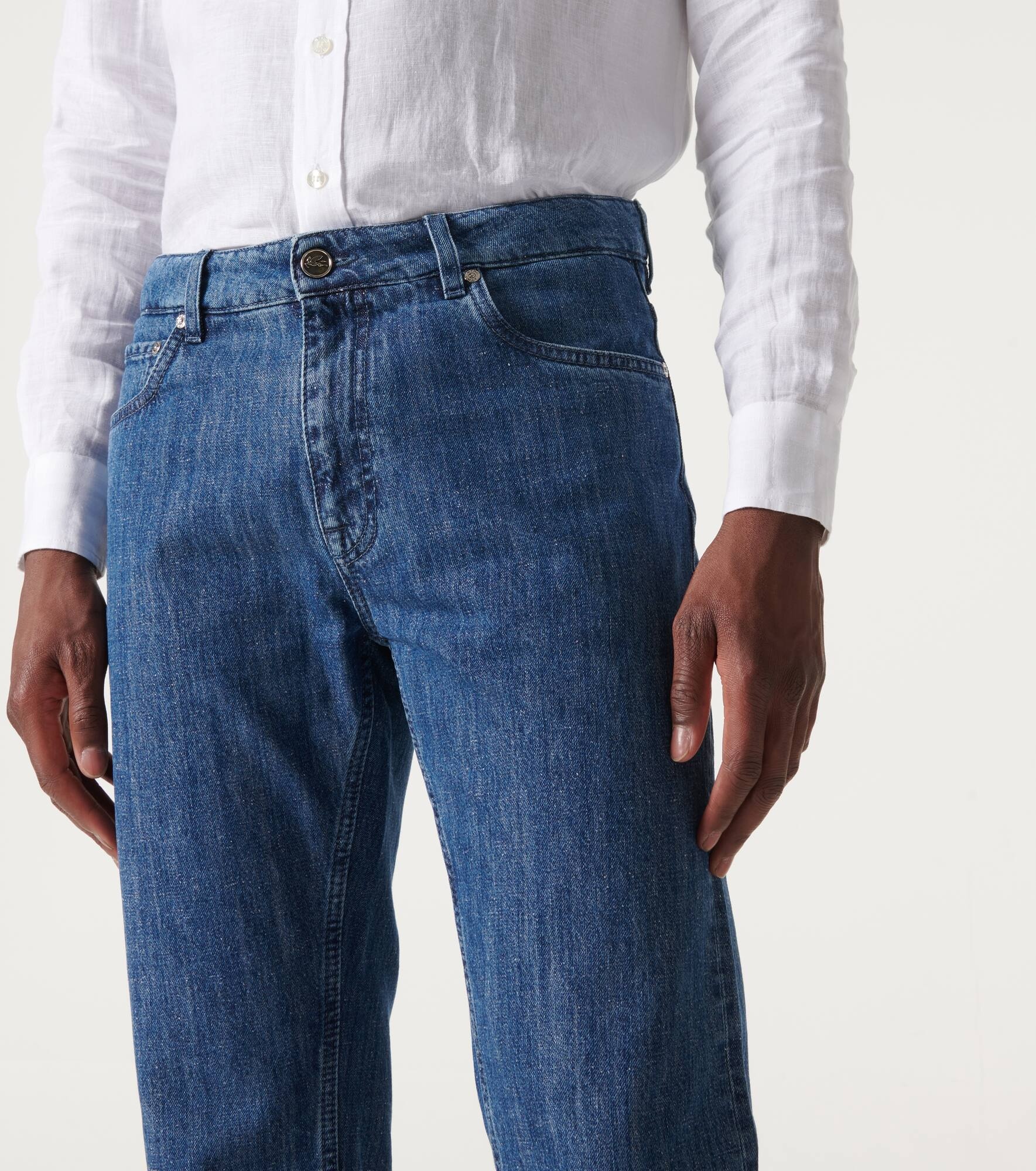 Low-rise straight jeans - 5