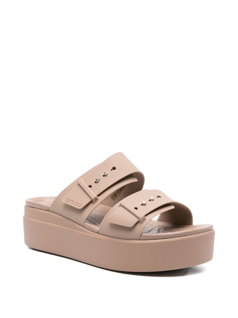crocs 40mm Brooklyn double-buckle sandals outlook