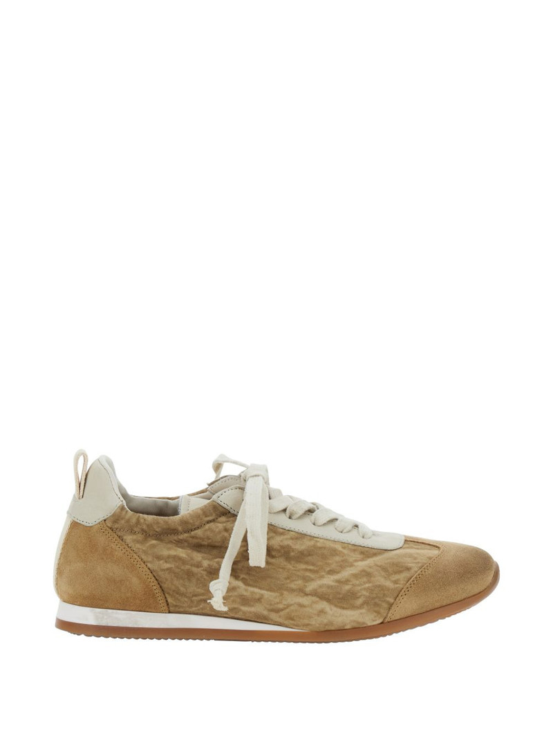 panelled low-top sneakers 1