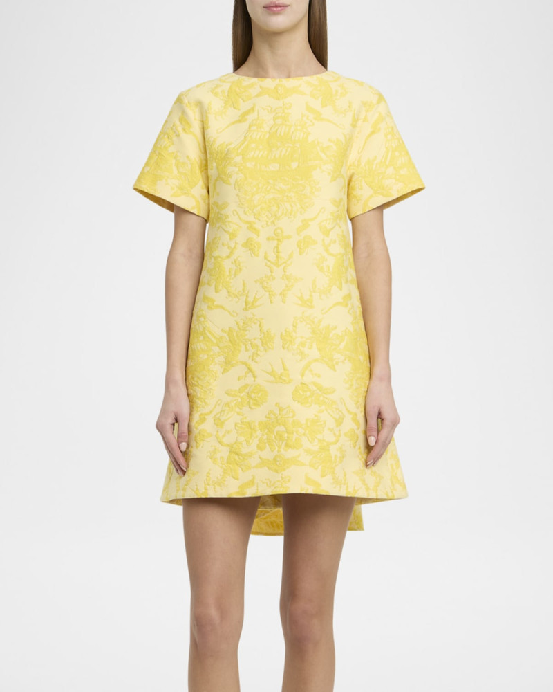Alexander McQueen Jacquard Day Mini Dress outlook