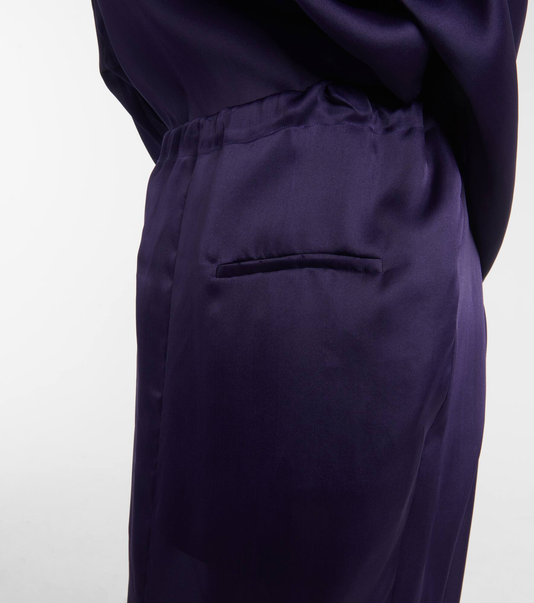 Chenton silk organza maxi skirt - 5