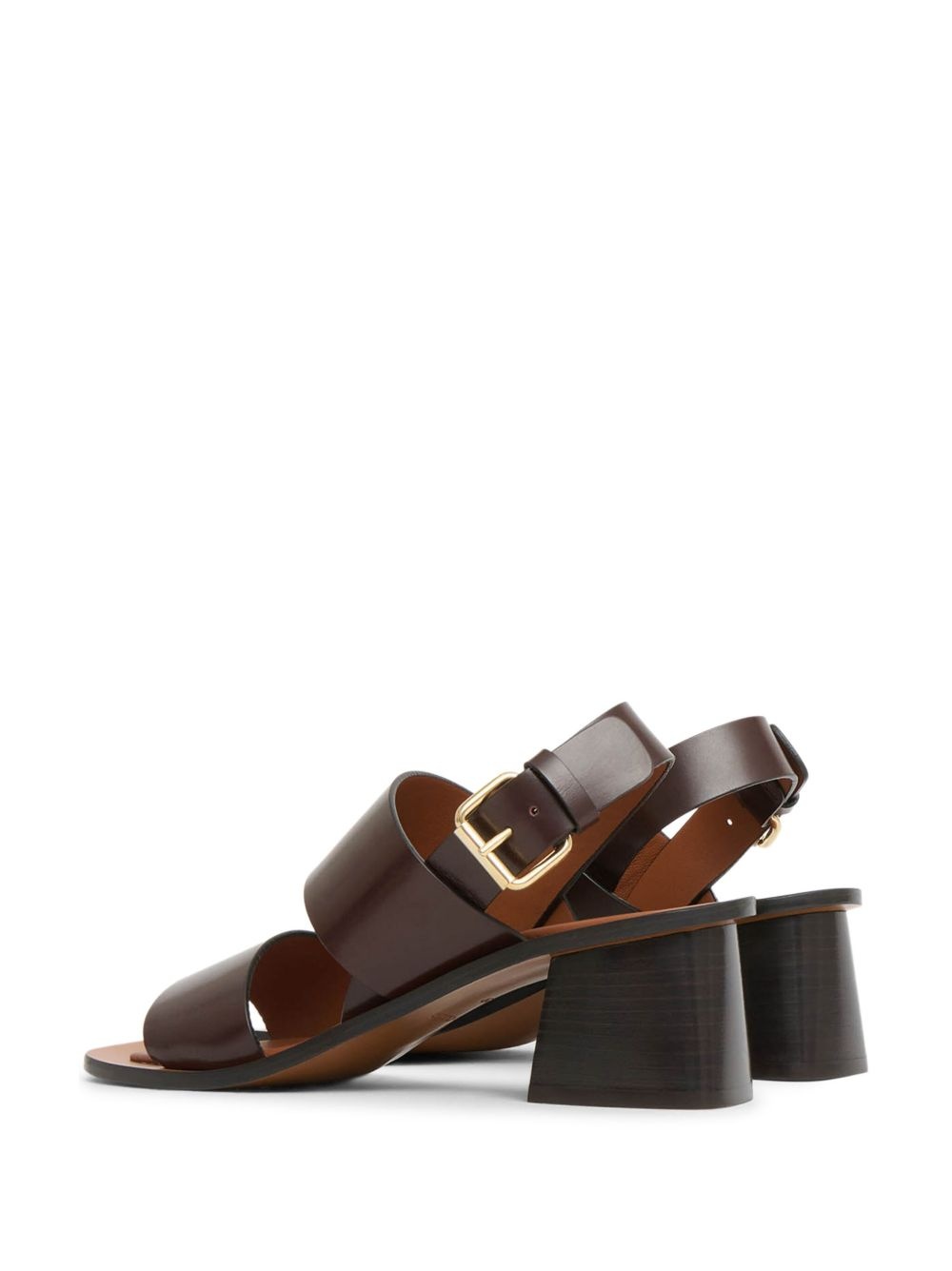 60mm leather sandals - 3