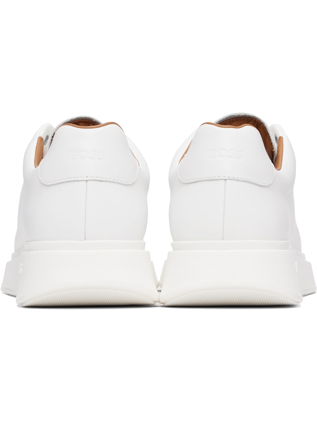 White Leather Sneakers - 2
