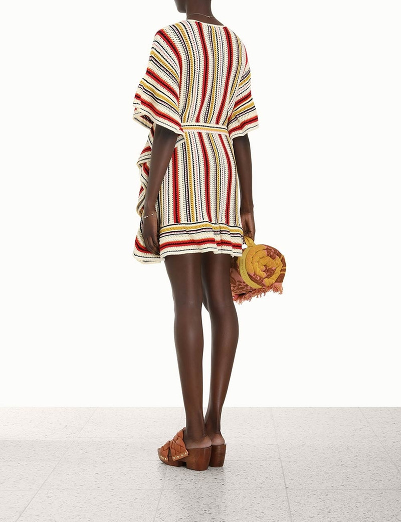 VITALI MULTI STRIPE PONCHO 4