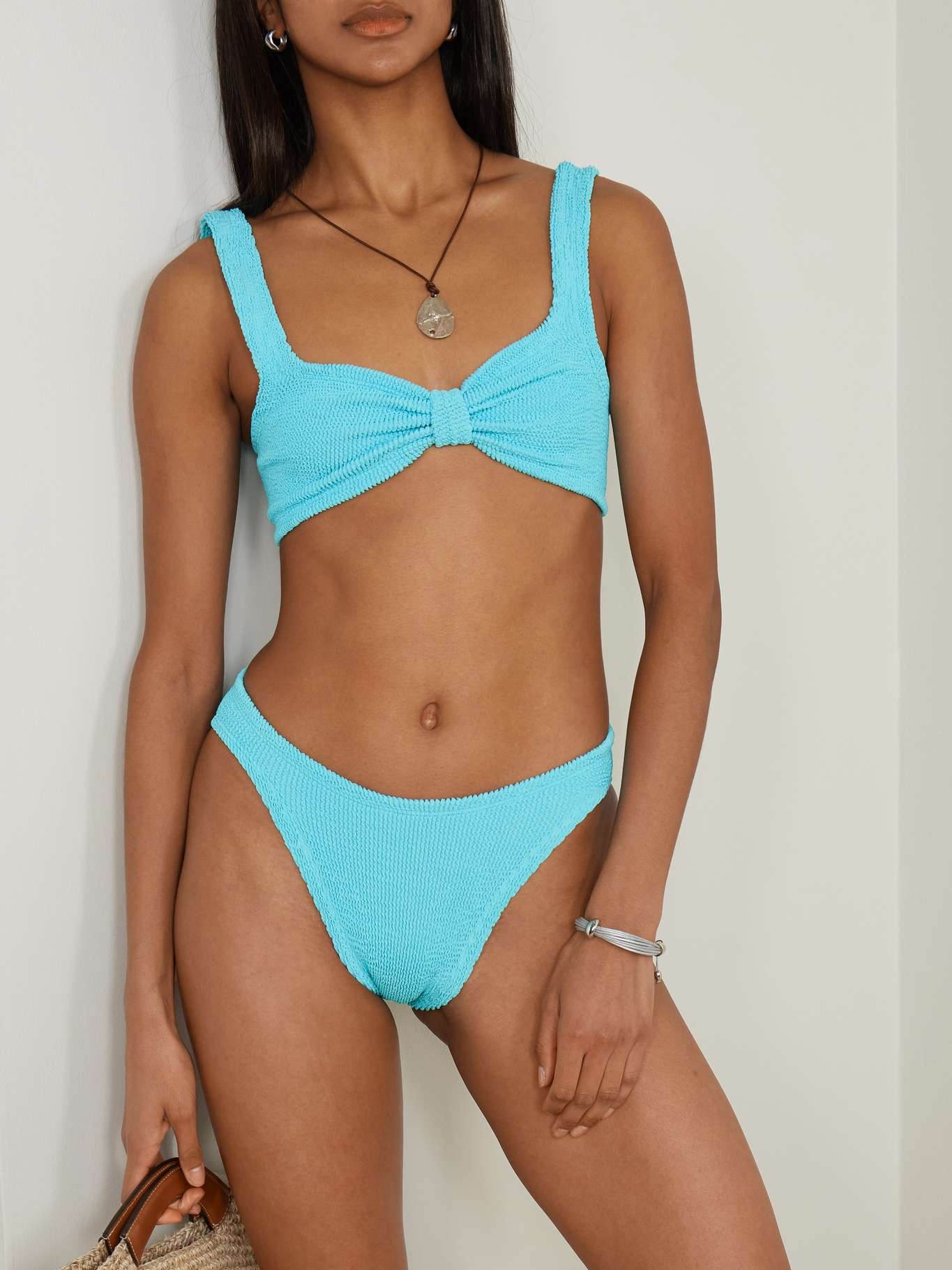 Bonnie seersucker bikini Turquoise - 2