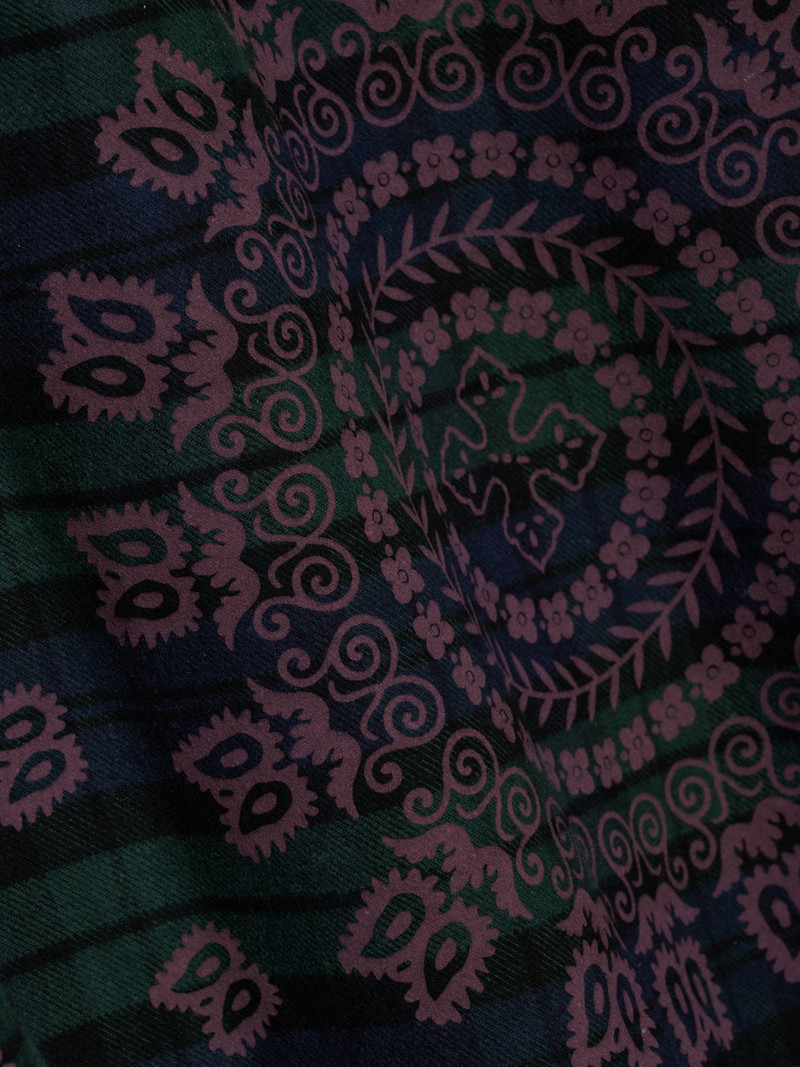 PAISLEY FLANNEL BOXY SHIRT 4