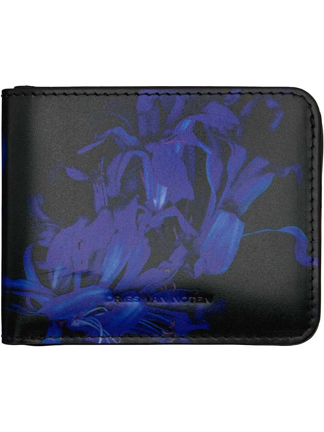 Black & Navy Floral Wallet - 1