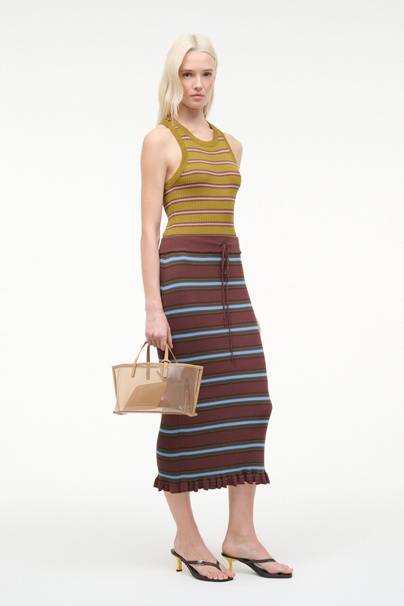 STAUD STAUD CHRISTOS MINI TOTE CAMEL outlook