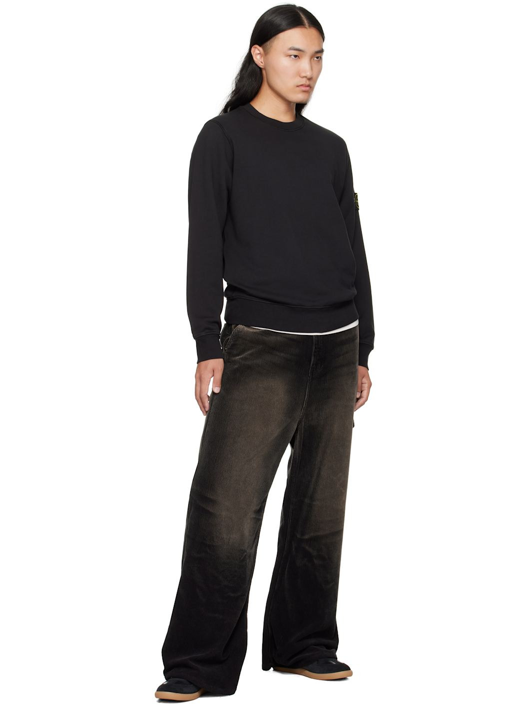 Black 6100060 Organic Cotton Fleece Sweatshirt - 5