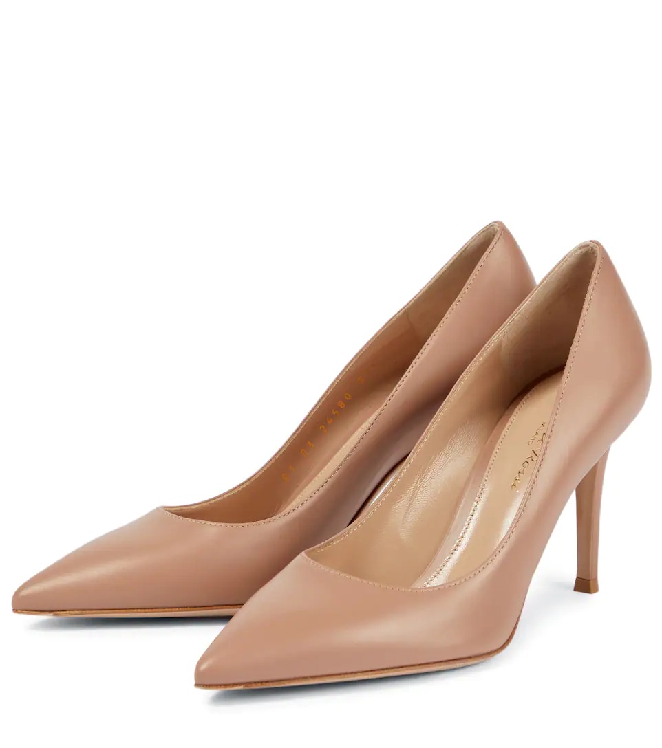 Gianvito 85 leather pumps - 5