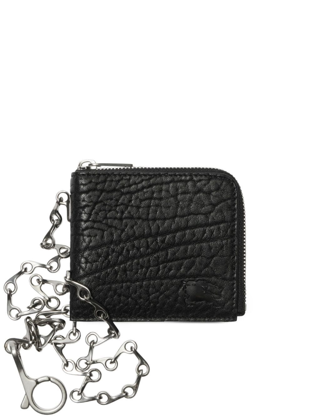 chain-detail leather wallet - 1