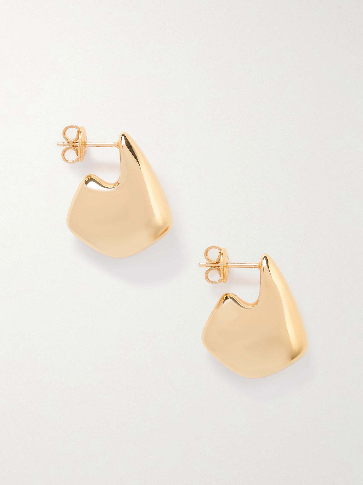 Gold-plated earrings Gold - 1