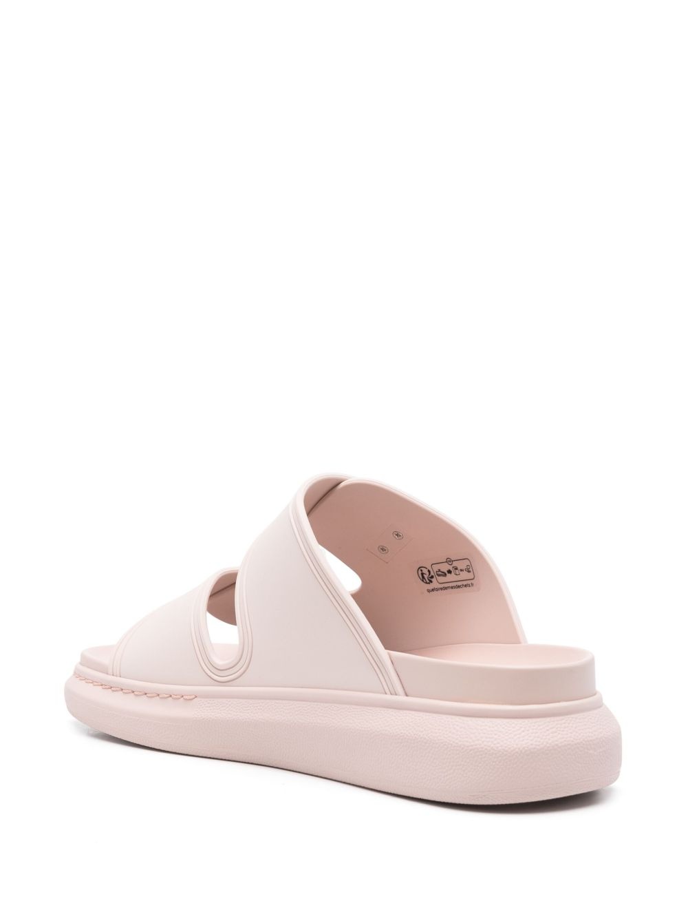 logo-engraved sandals - 3