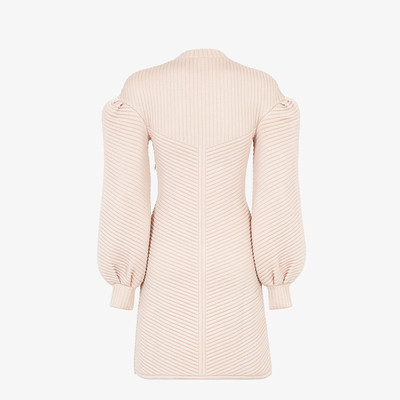 FENDI Pink quilted fabric dress outlook