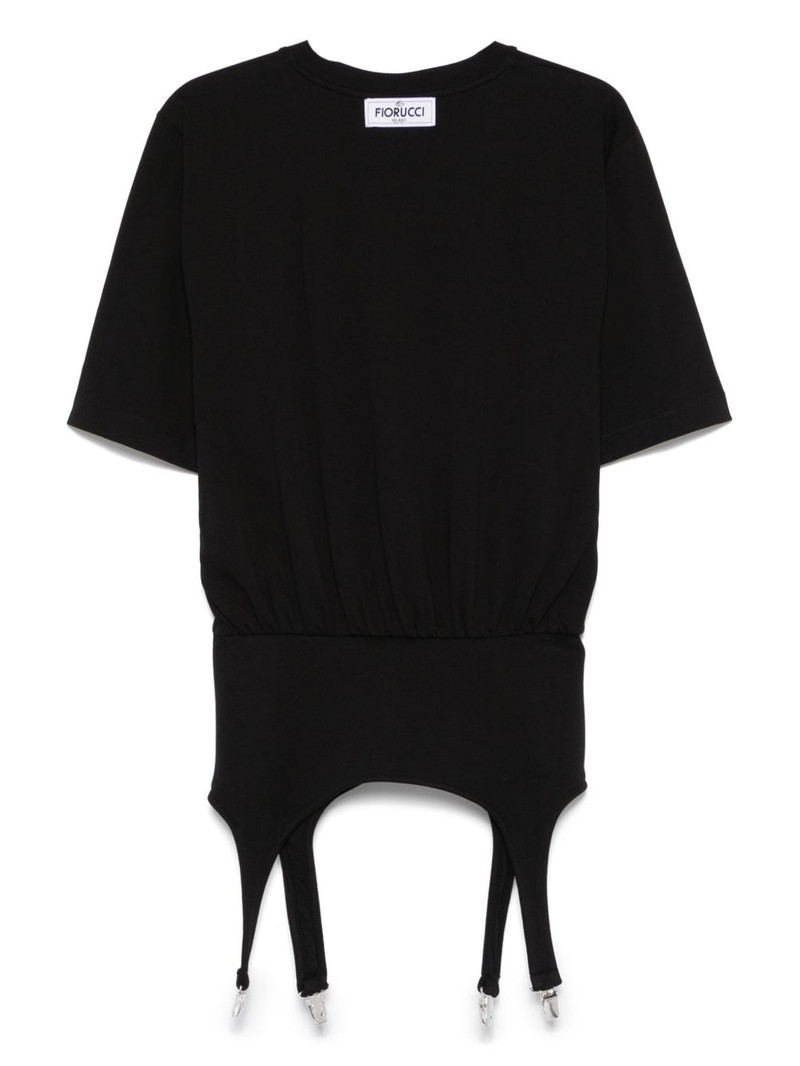 FIORUCCI suspenders-detailed T-shirt outlook