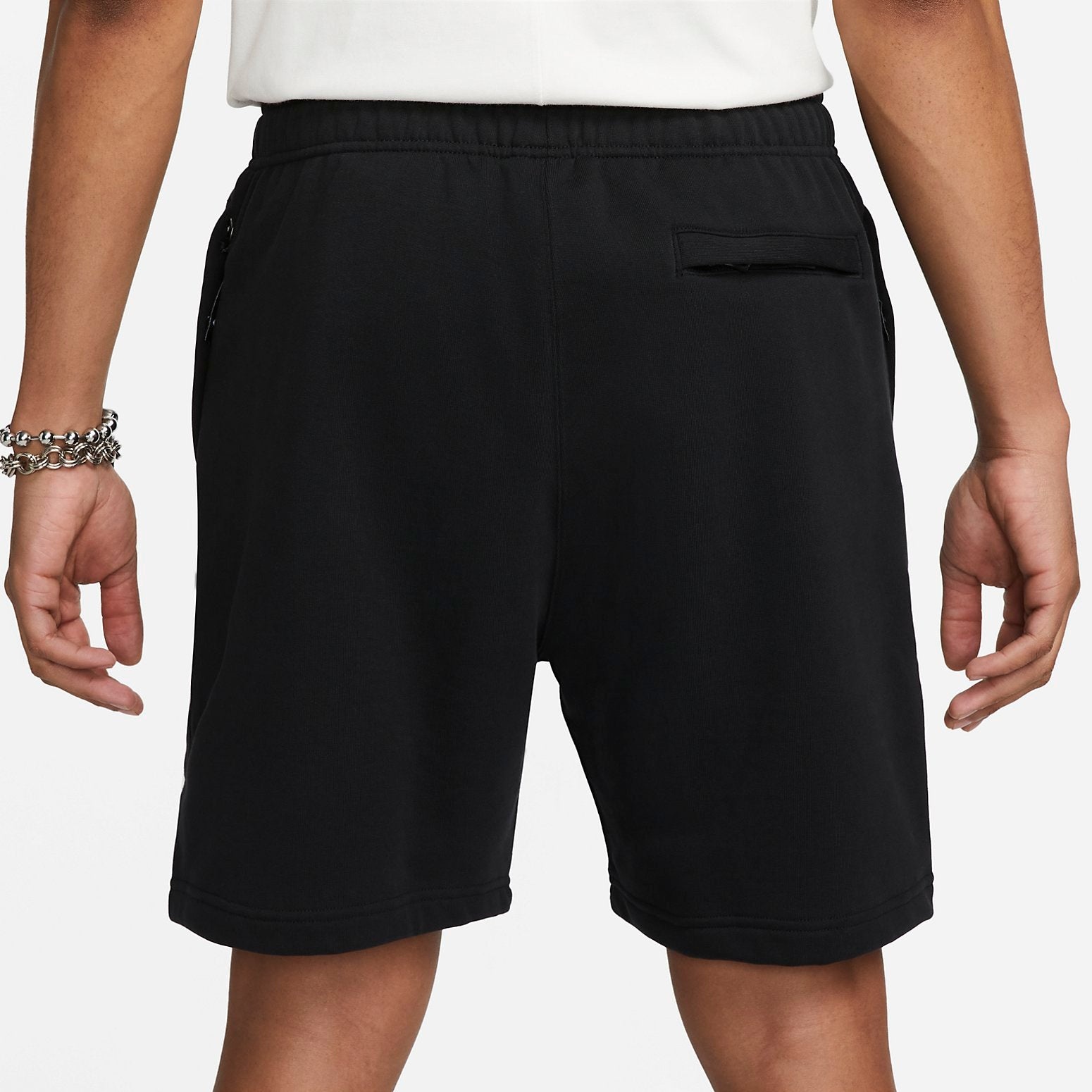 Nike Solo Swoosh French Terry Shorts 'Black' DX0817-010 - 3