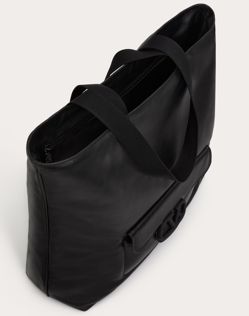Valentino VALENTINO GARAVANI NOIR NAPPA LEATHER SHOPPER outlook