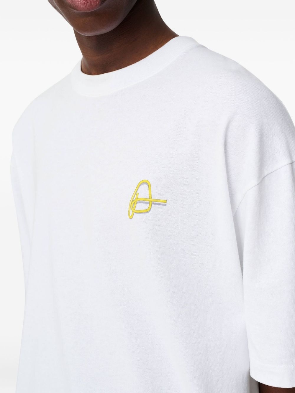 Paper Clip logo-embroidered T-shirt - 6