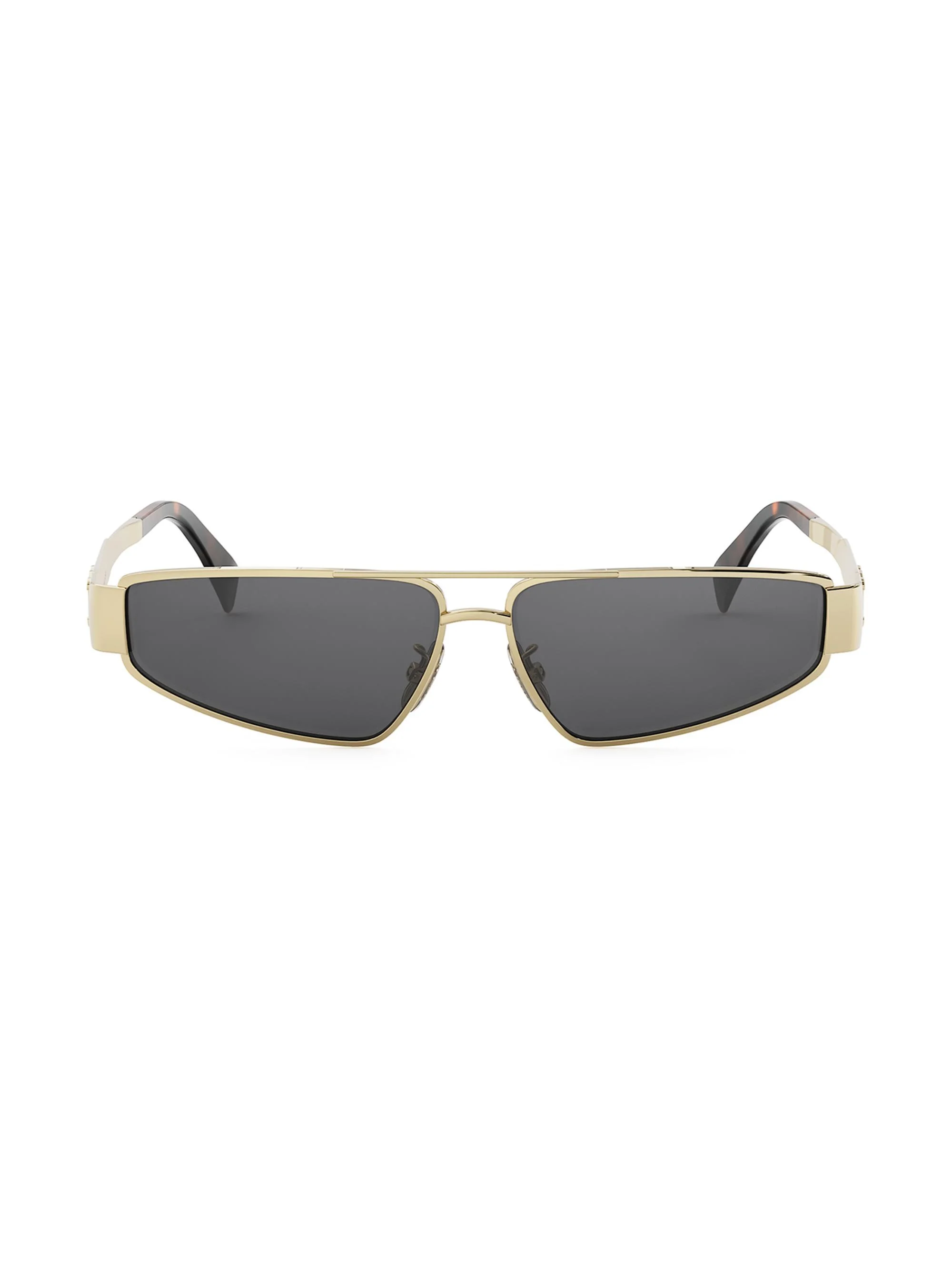 Women's Triomphe 59MM Geometric Sunglasses - Gold Grey - 1