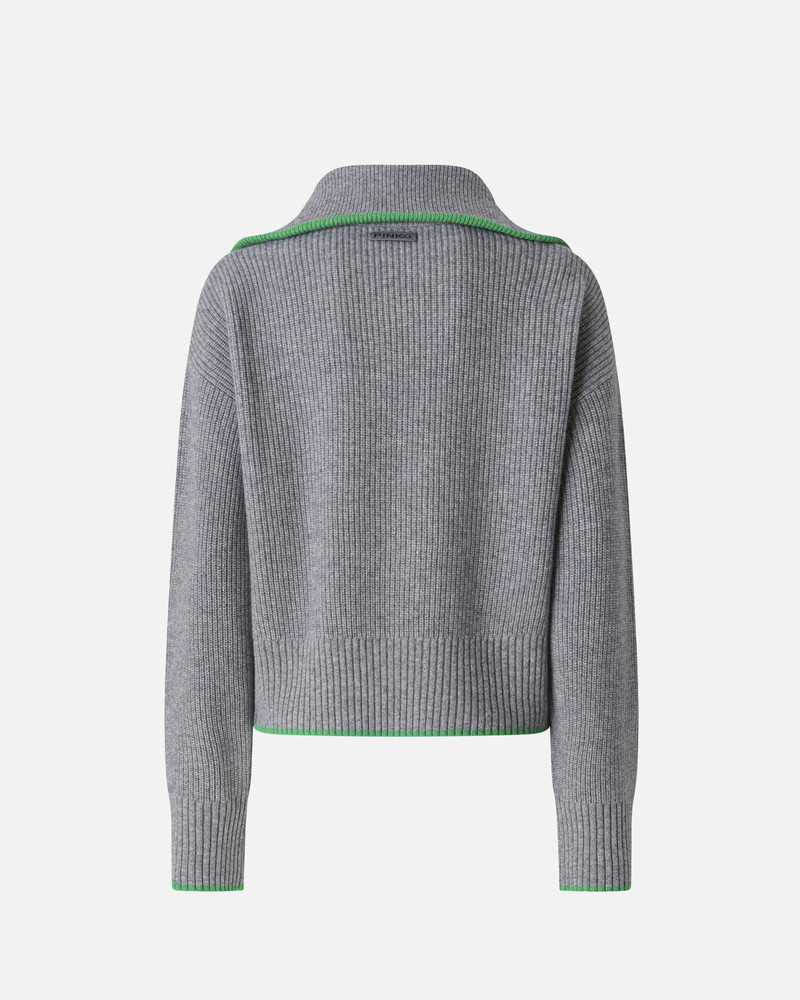 WOOL AND CASHMERE SWEATER WITH ZIP 6