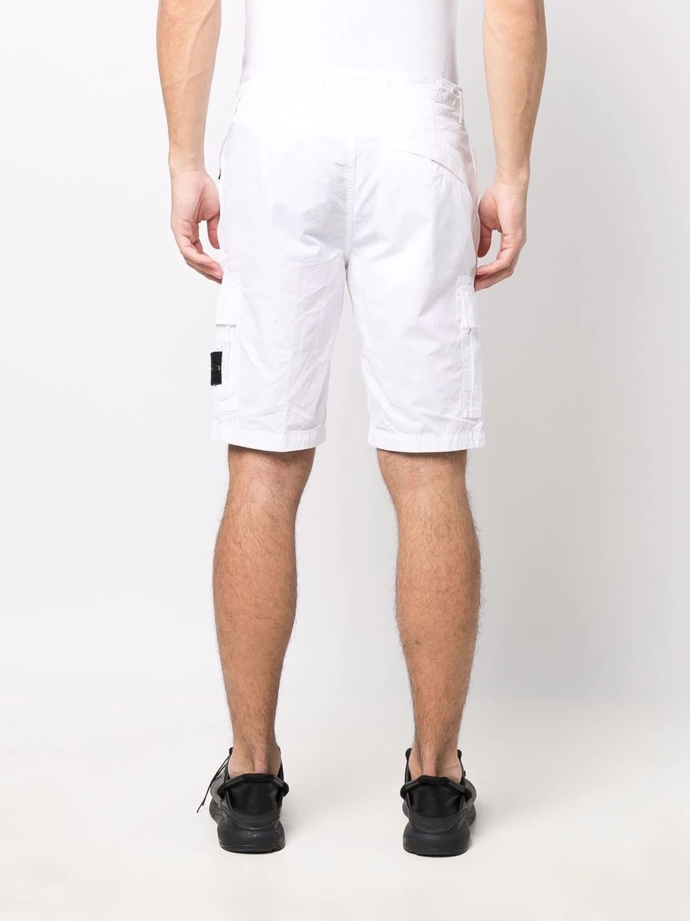 Compass-logo Bermuda shorts - 4