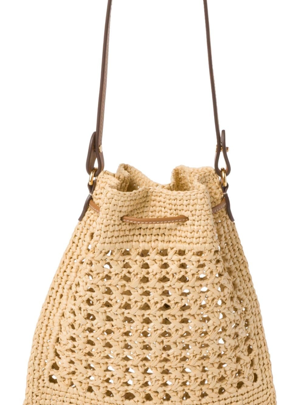 mini woven tote bag - 3