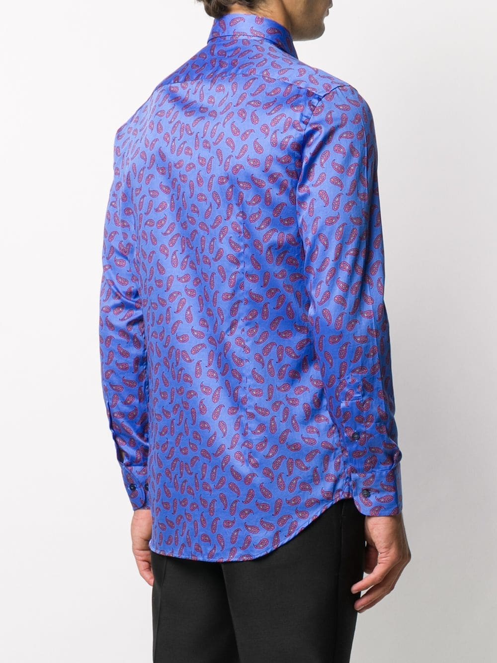 paisley print cotton shirt - 4