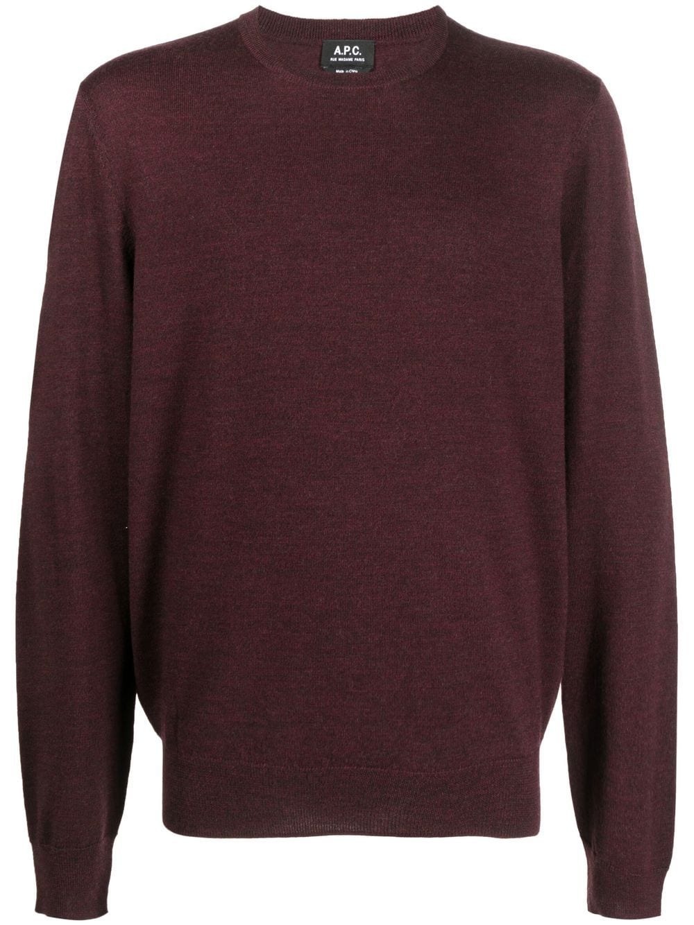 round-neck knit jumper - 1