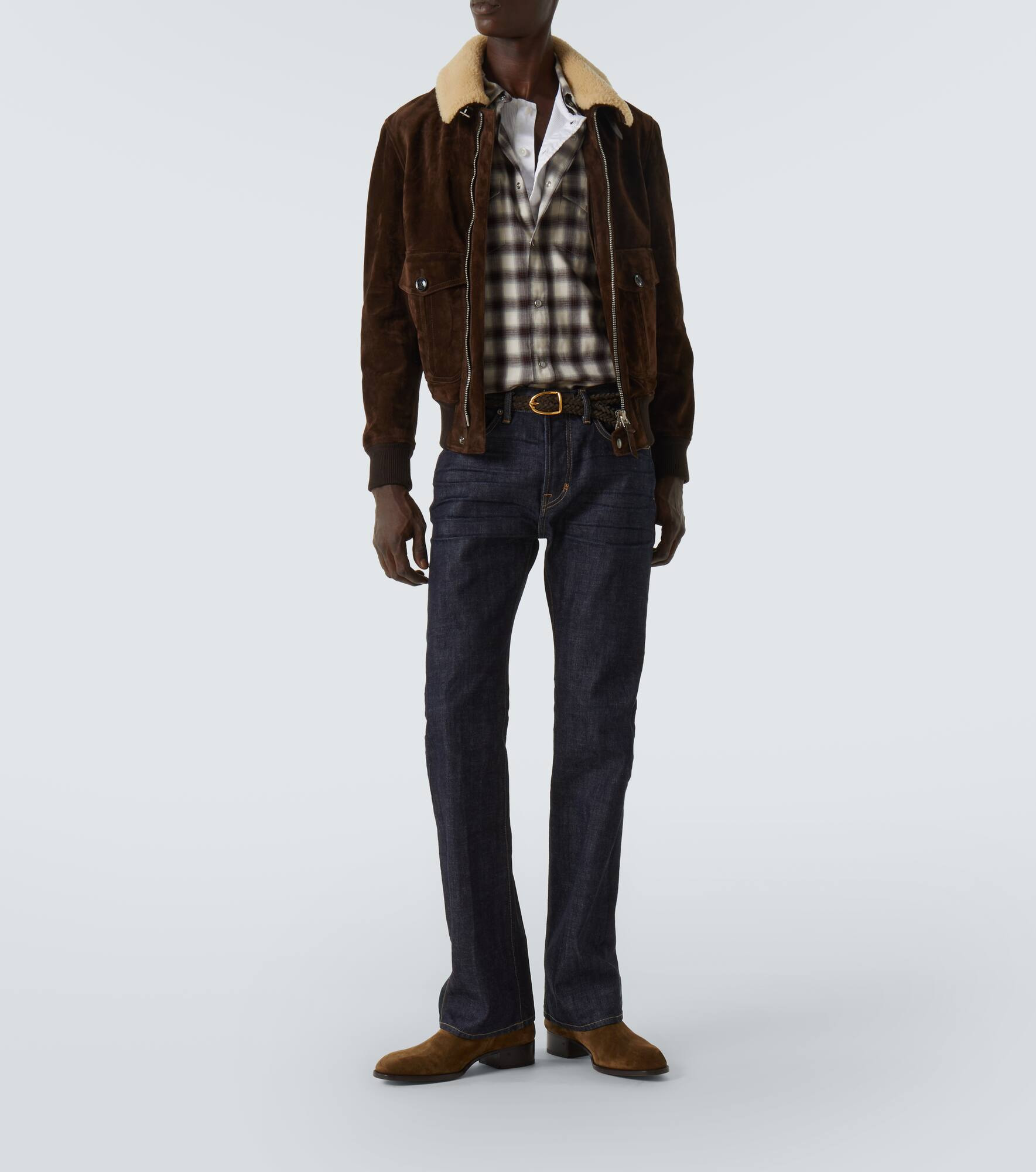 Mid-rise bootcut jeans - 2