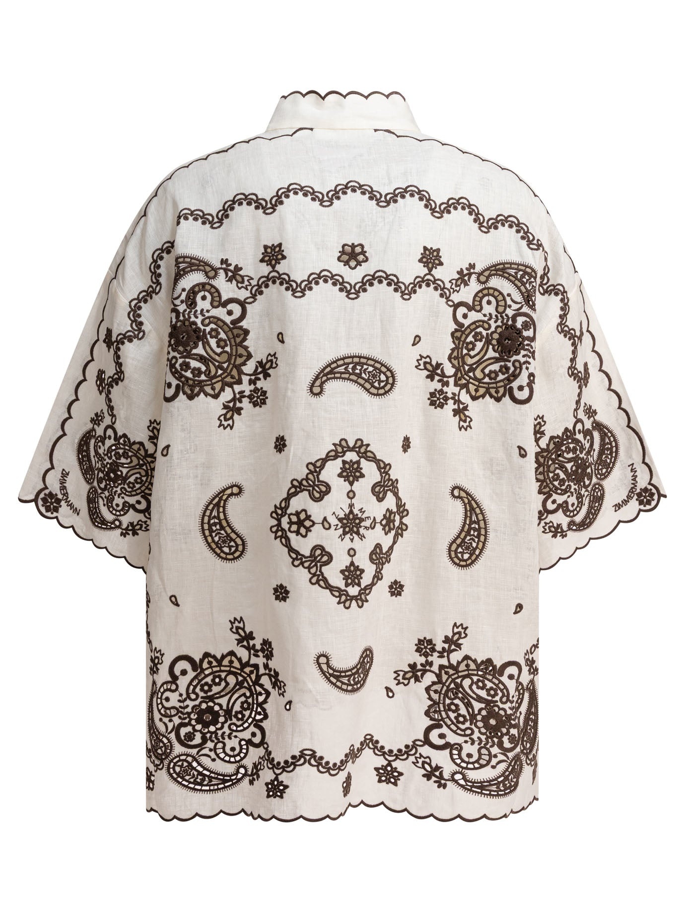 Zimmermann Ascension Embroidered Shirt - 2