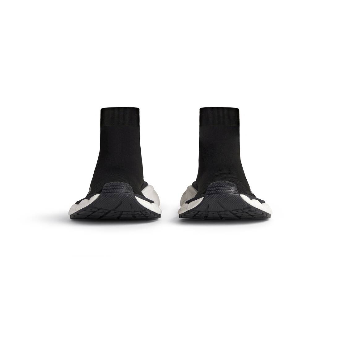 Women's 3xl Sock Recycled Knit Sneaker in Black - 3