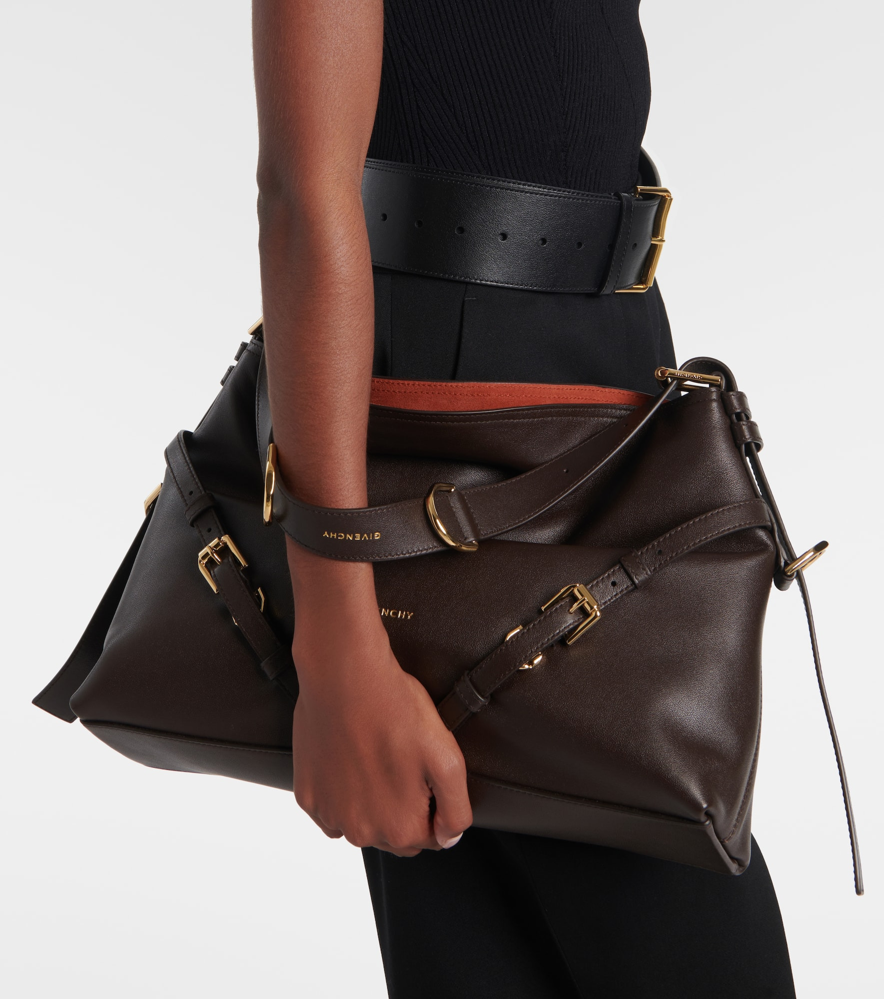 Voyou Medium leather shoulder bag - 6