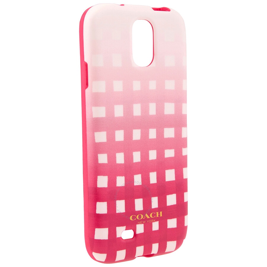 Coach Samsung Galaxy S4 Case- Pink Ruby - 3