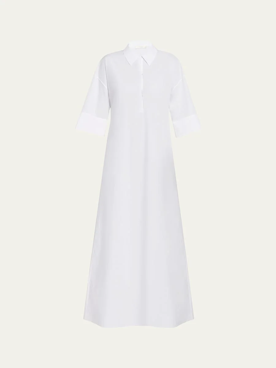 Eveline Three-Quarter Sleeve Maxi Dress - 1