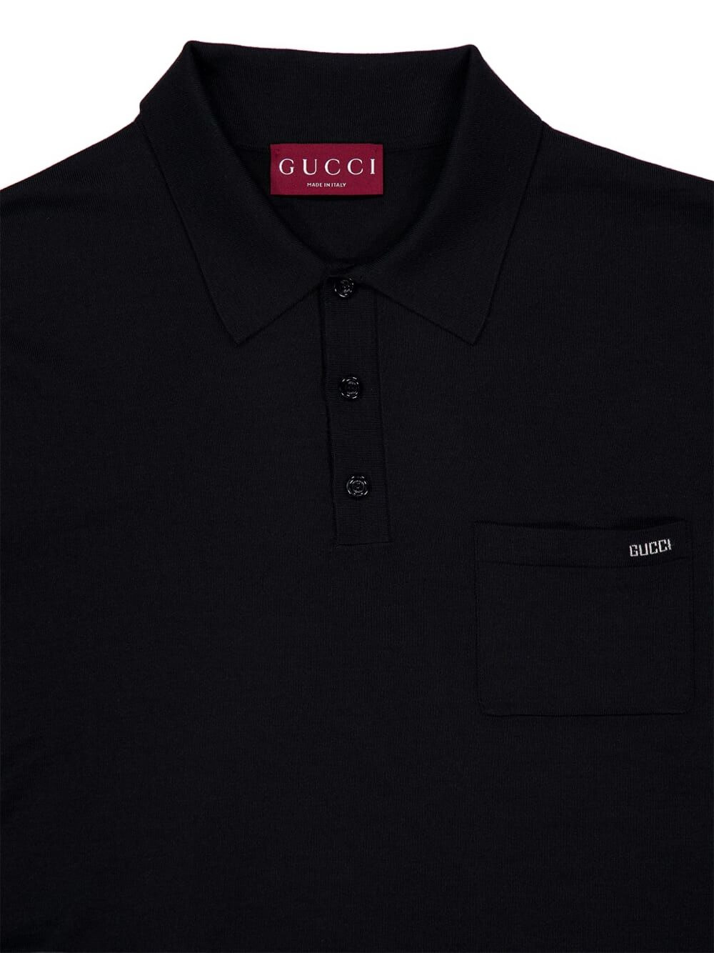 Gucci Men Wool Knit Polo - 5