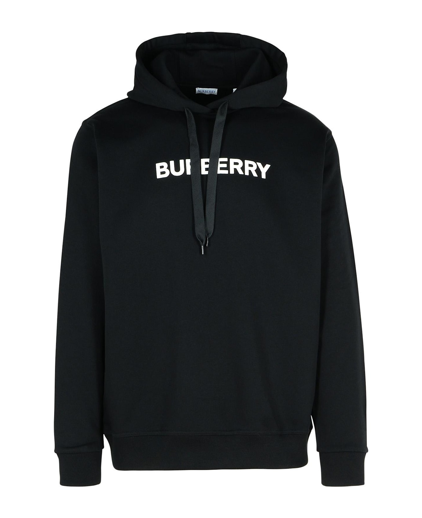 Logo Printed Drawstring Hoodie - 1