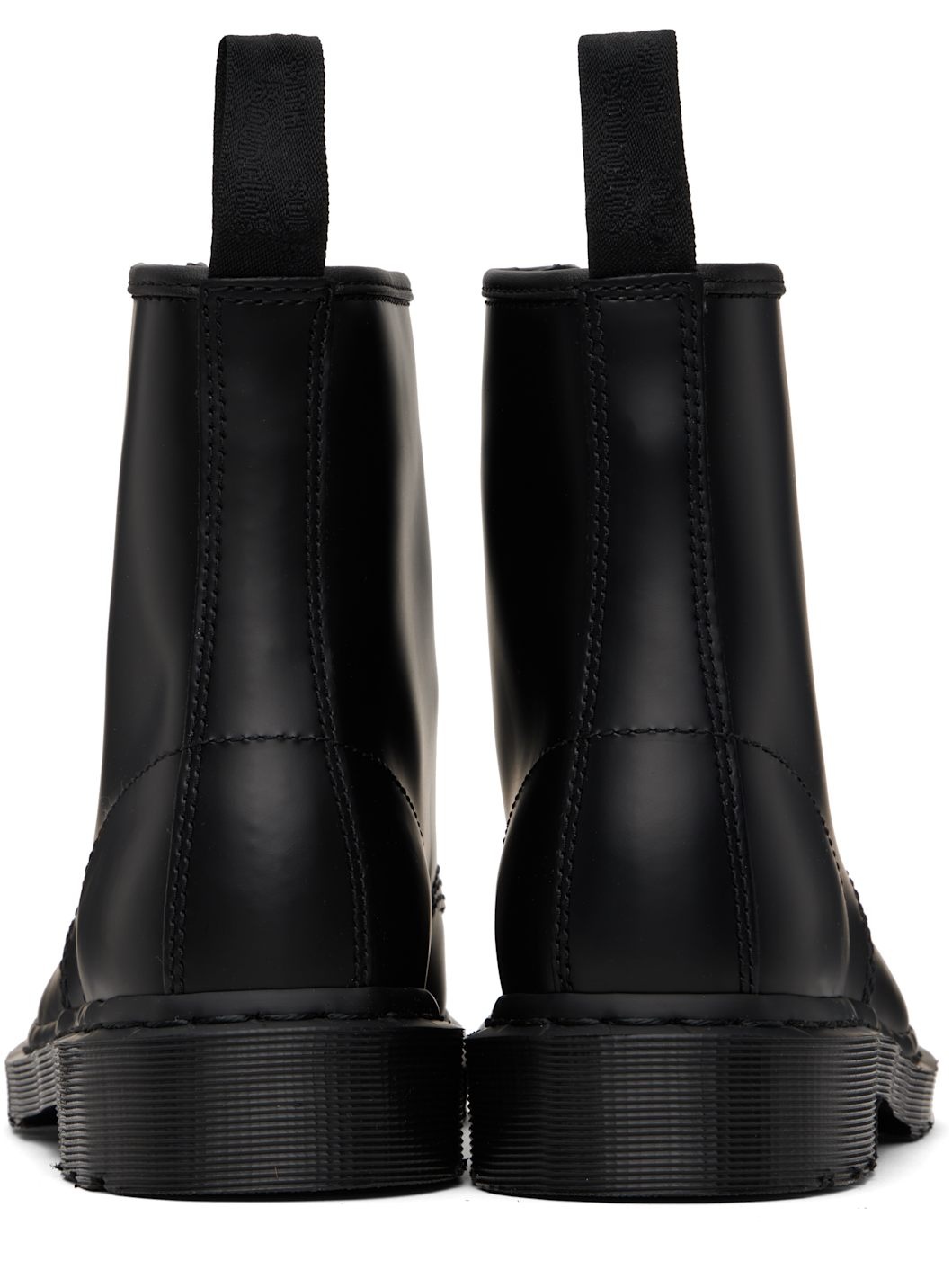 Black 1460 Mono Smooth Leather Boots - 2