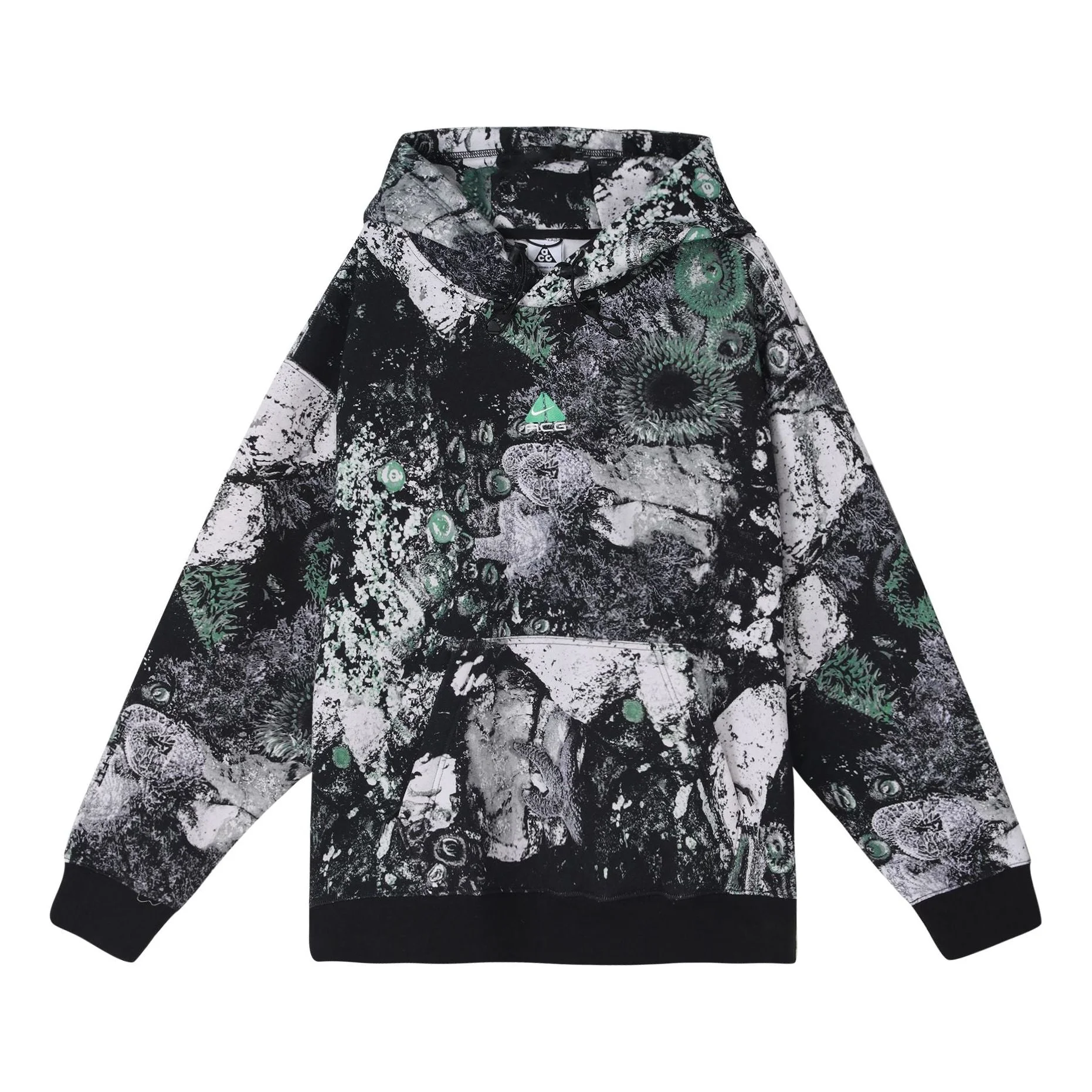 Nike ACG Therma-FIT Tuff Fleece Pullover Hoodie 'Ashen Slate Black Summit White' DV9097-493 - 1