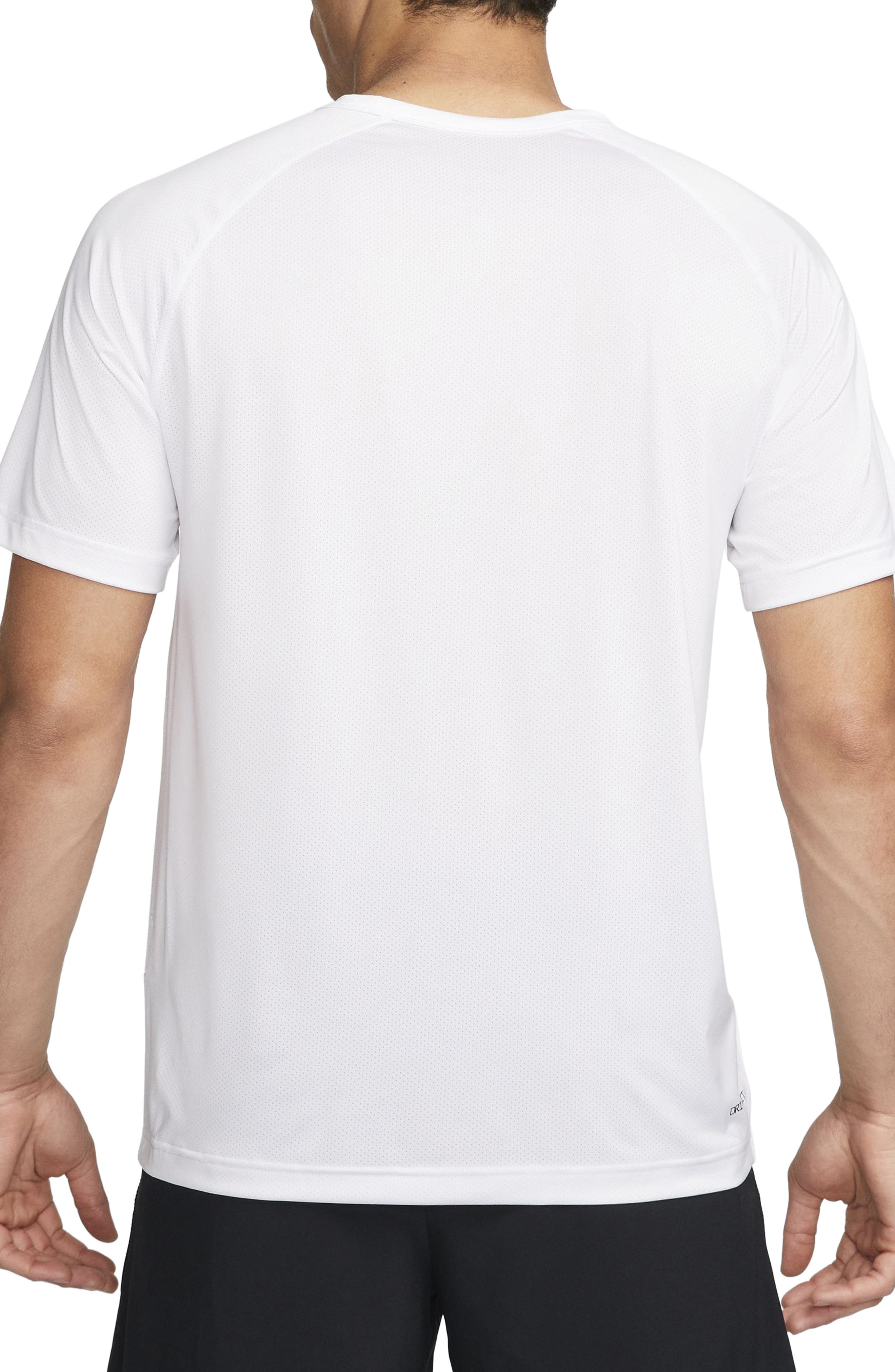 Nike Dri-FIT Ready Training T-Shirt in White/Black at Nordstrom - 2