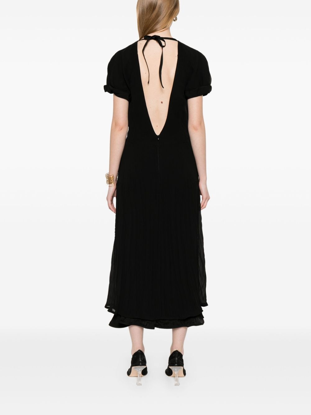 layered maxi dress - 4
