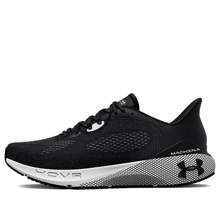 (WMNS) Under Armour HOVR Machina 3 'Black White' 3024907-001 - 1