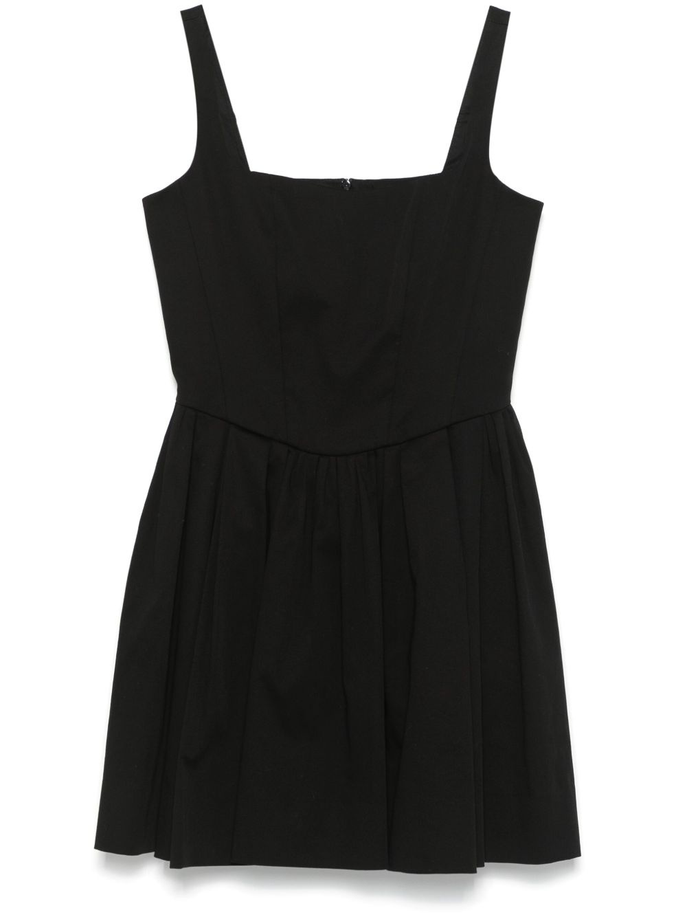 pleated mini dress - 1