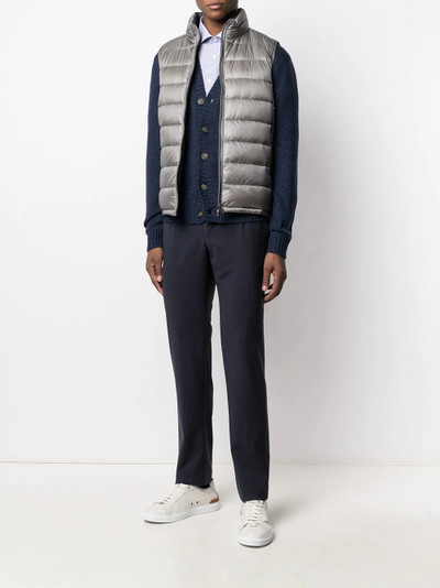 Herno reversible padded gilet outlook