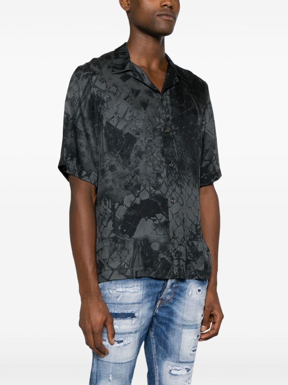S-Bristol camouflower-print shirt - 3