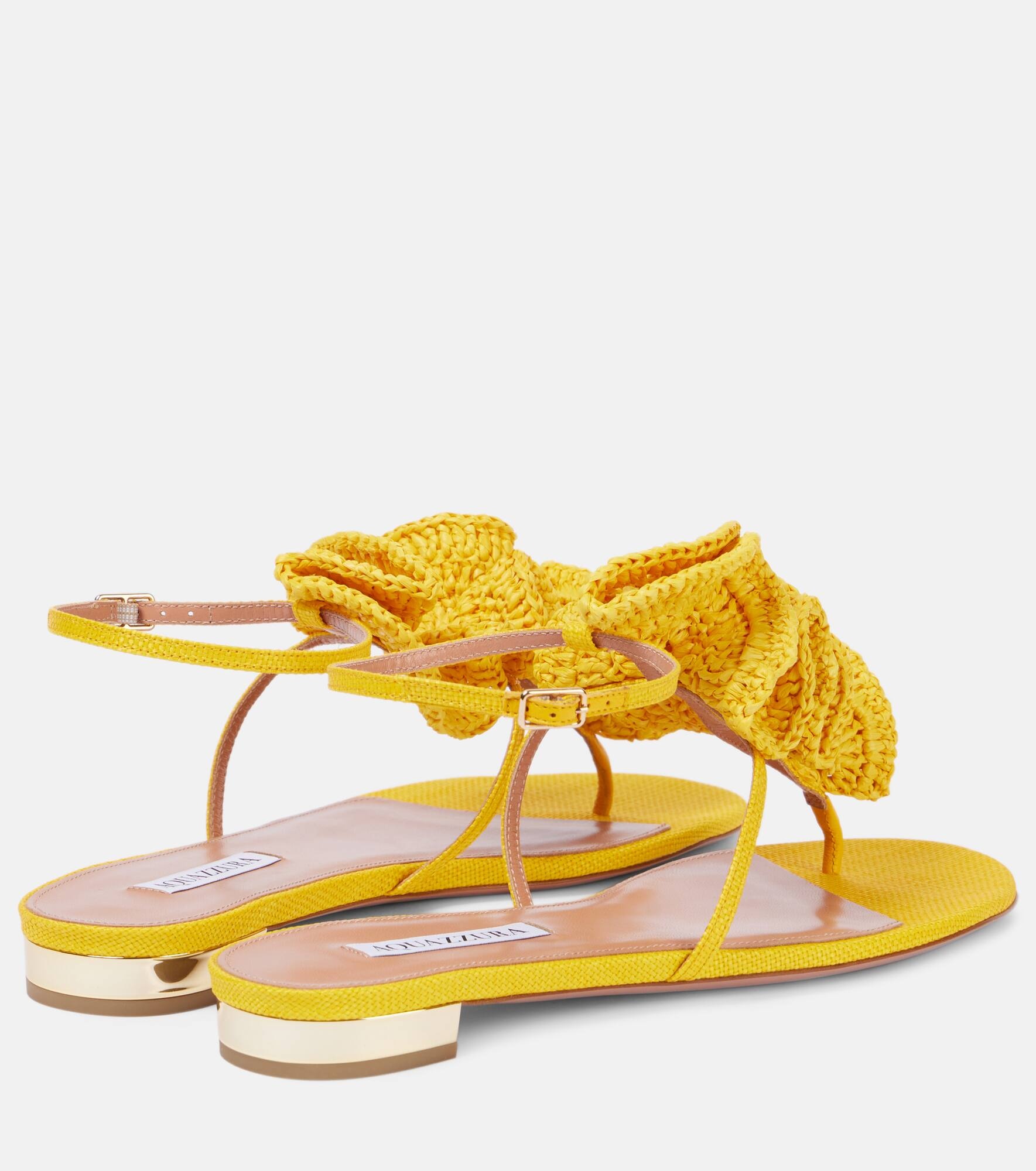 Noches Tropicales raffia flats - 2