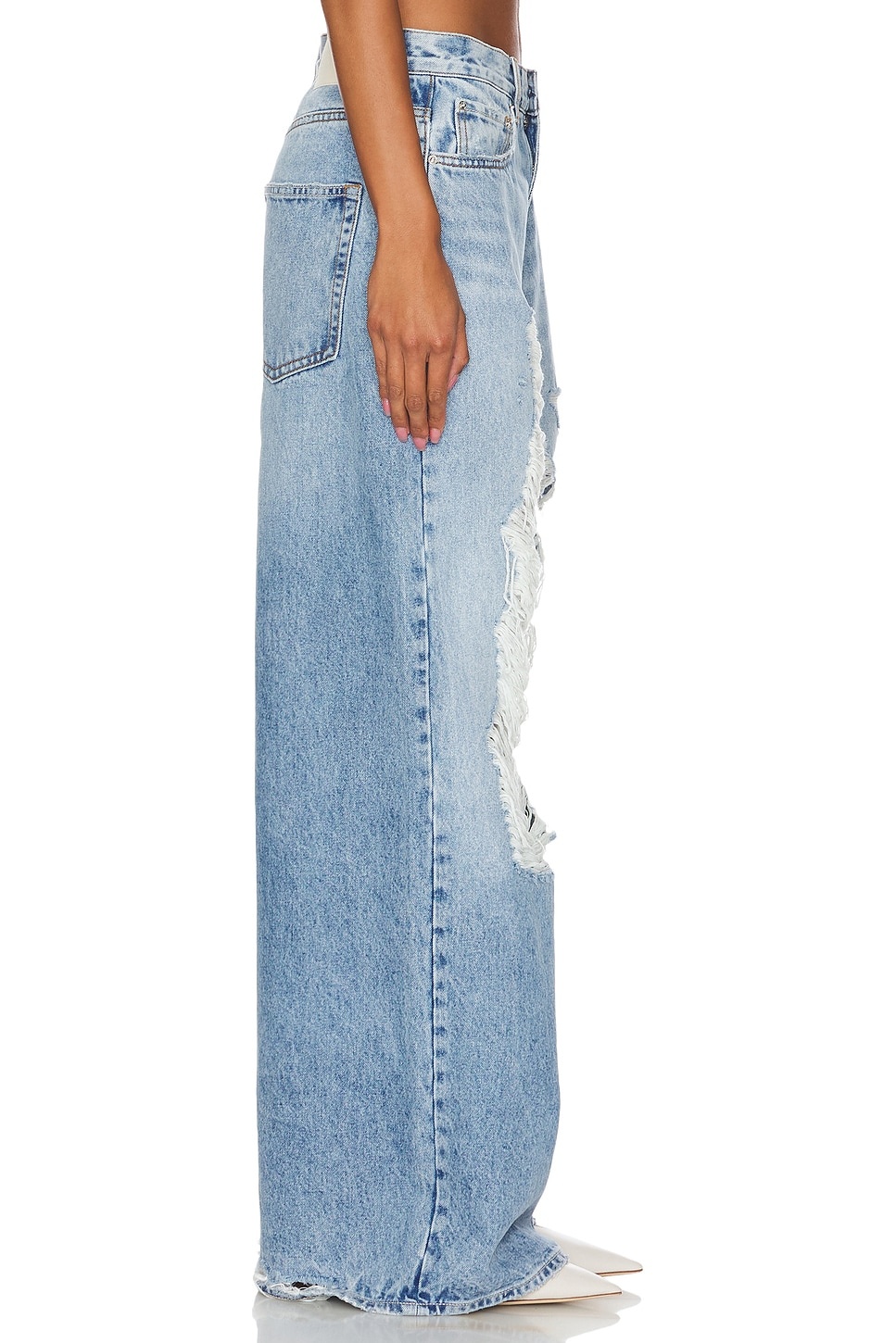 Luna Mid Rise Baggy Wide Leg - 3
